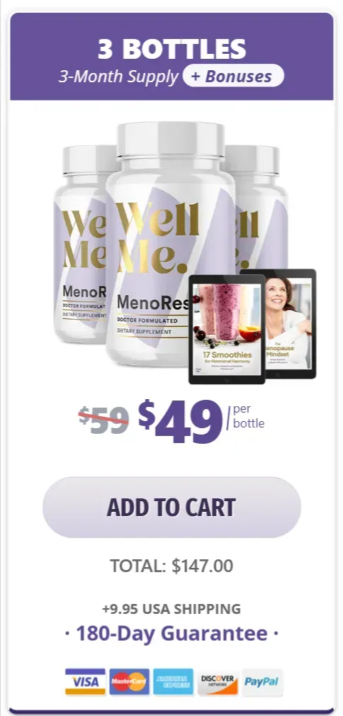 MenoRescue-3 bottle price